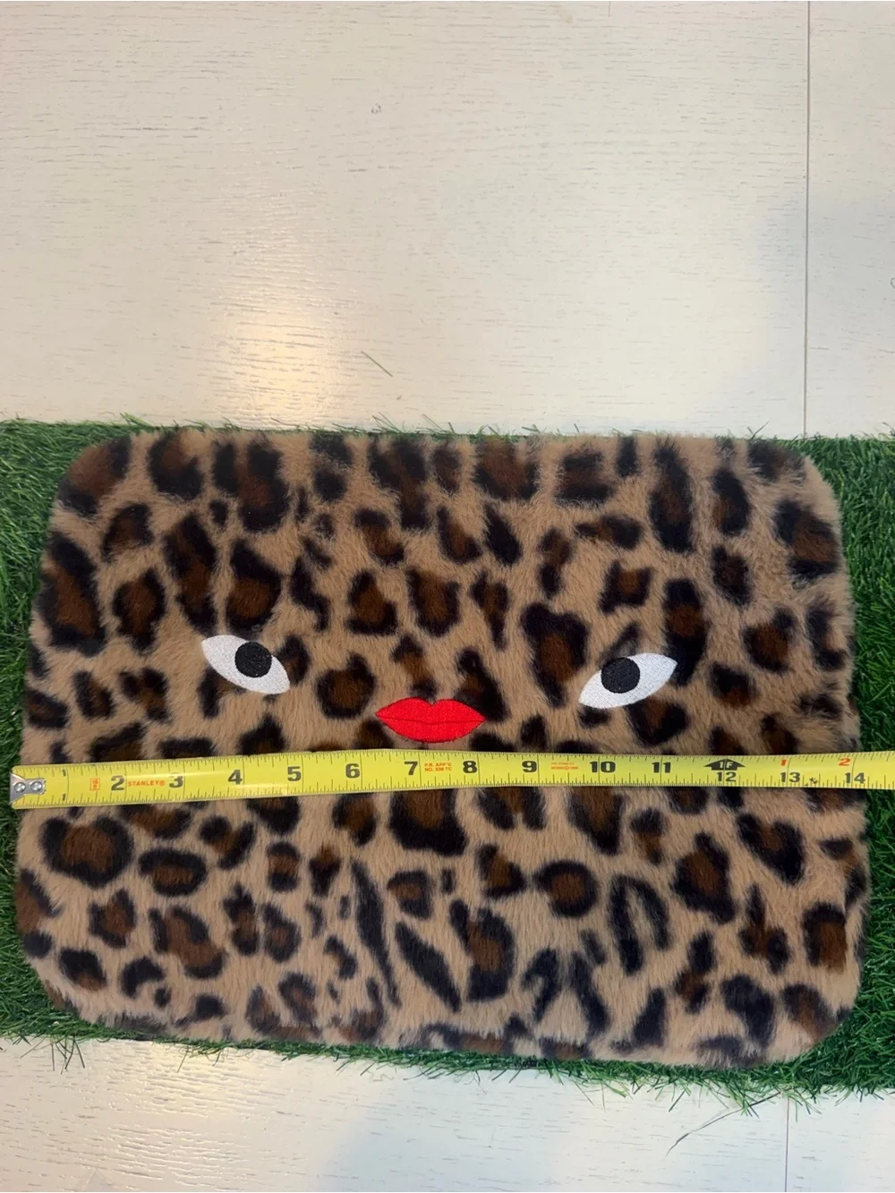 RARE Samo Ondoh Leopard Tech Case or Clutch. NWOT